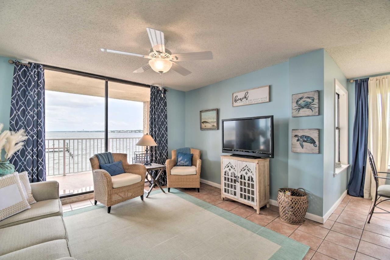 Waterfront Gulf Shores Condo With Patio, Pier And Pool Esterno foto