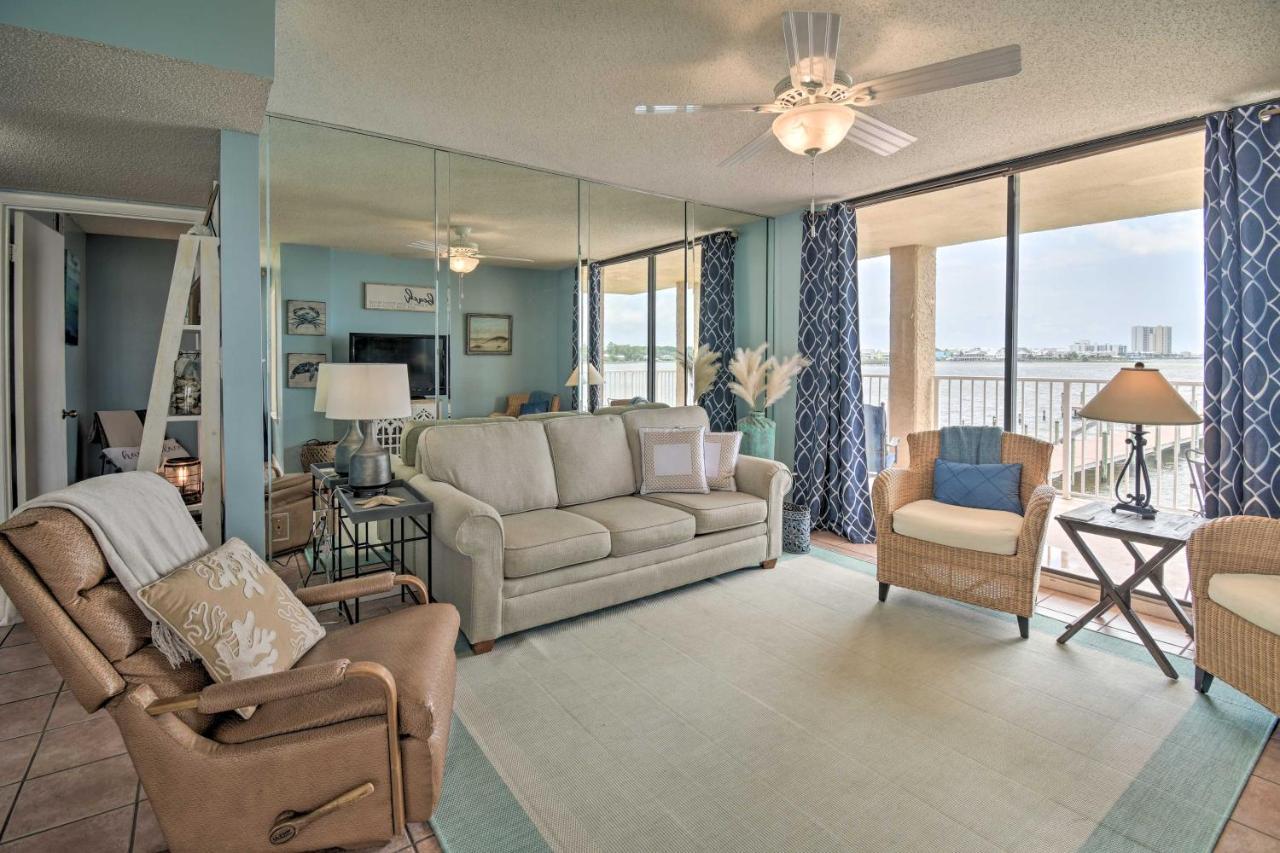 Waterfront Gulf Shores Condo With Patio, Pier And Pool Esterno foto