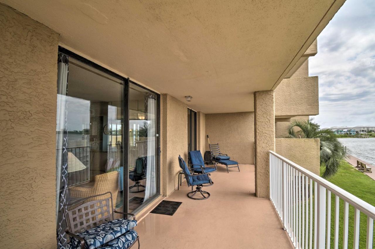 Waterfront Gulf Shores Condo With Patio, Pier And Pool Esterno foto